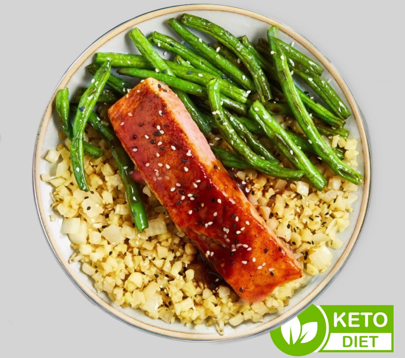 #65 Coho Salmon with Cauliflower Rice and Green Beans - Keto