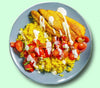 #77 Swai Fillet with Yellow Rice and Tomatoes