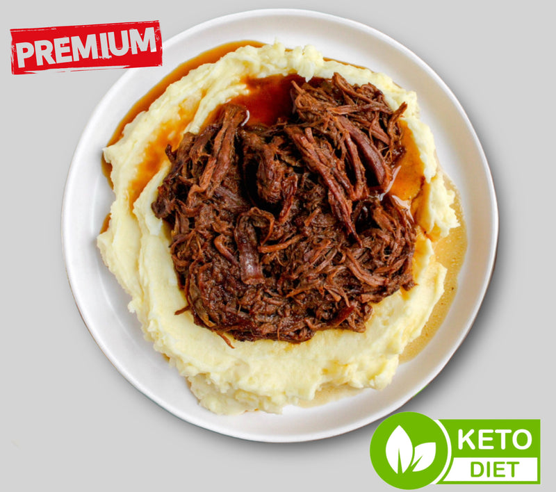 #62 Ropa Vieja with Mashed Cauliflower - keto